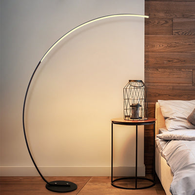 Modern LED Floor Lamp with 16 Million Colors & Remote Control