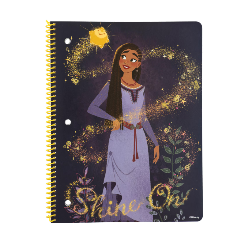 Licensed Character-Themed Spiral Notebook – 8x10.5 Inch, 1-Subject, 70 Sheets