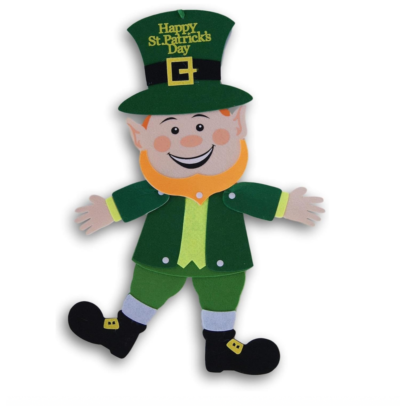 Saint Patrick’s Day Felt Leprechaun Hanging Decoration – Festive Party Decor