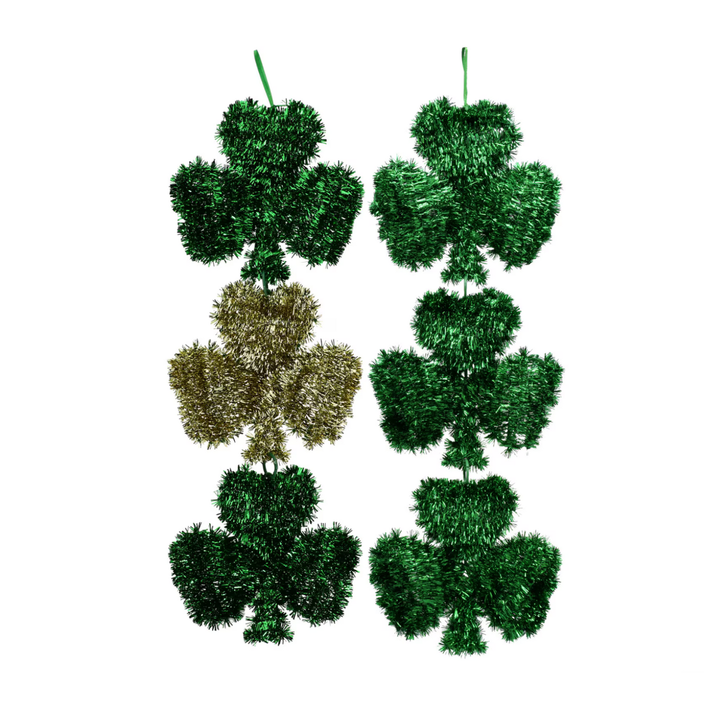 Elegant Shamrock Hanging Ornament – Irish Decor, Lucky Charm & Gift